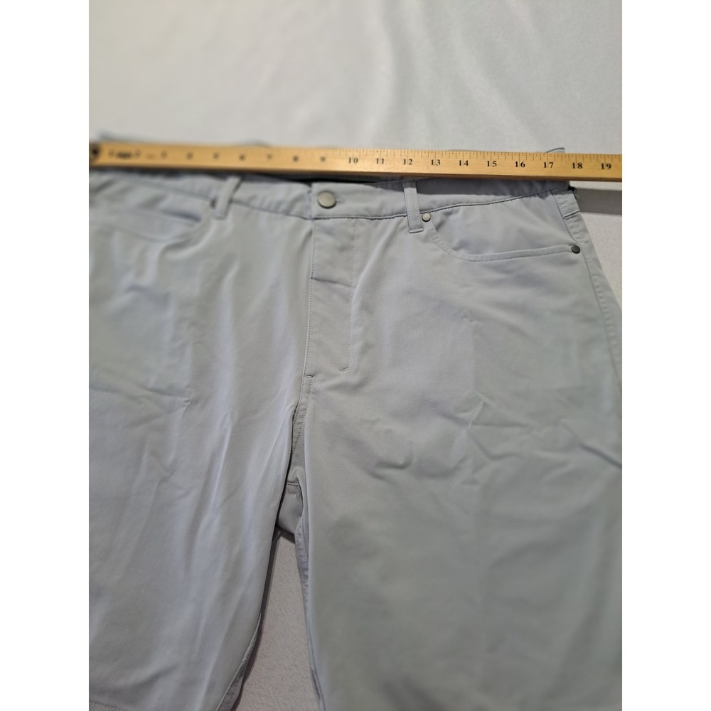 Maelreg Proflex Mens Golf Shorts Light Gray Performance Stretch Size 36x9 - Picture 5 of 8